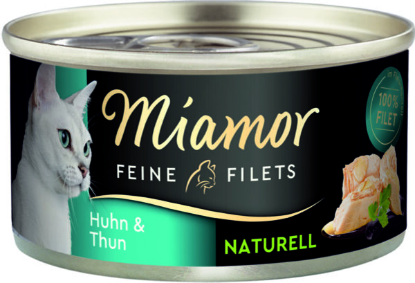 Miamor Feine Filets Natur.Huhn Thunfisch 80gD
