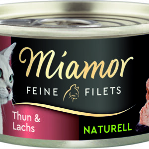 Miamor Feine Filets Natur.Thun Lachs 80gD