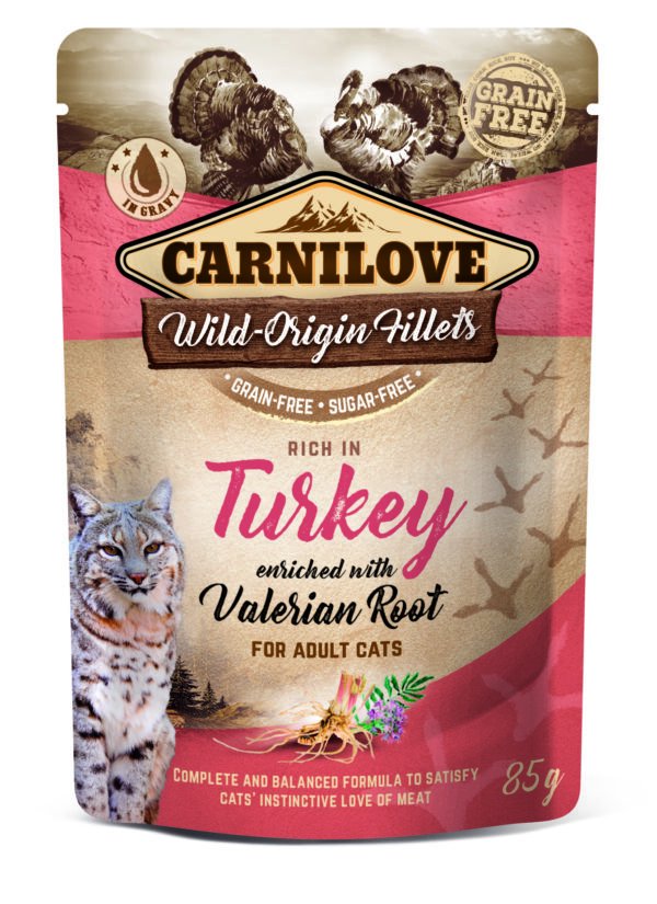 Carnilove Cat Turkey+Valerian 85gP
