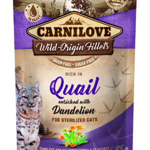 Carnilove Cat Quail+Dandelion 85gP