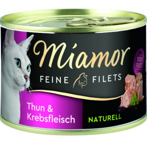Miamor Feine Filets Natur.Thun Krebs.156gD