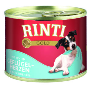 Rinti Gold Geflügel Herzen 185gD