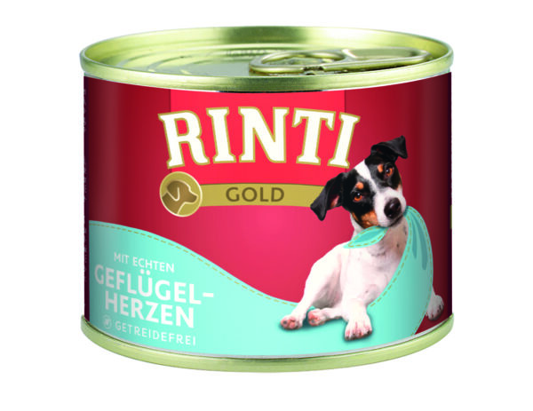 Rinti Gold Geflügel Herzen 185gD