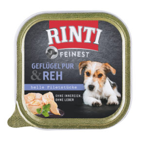 Rinti Feinest Geflügel Pur Reh 150gS