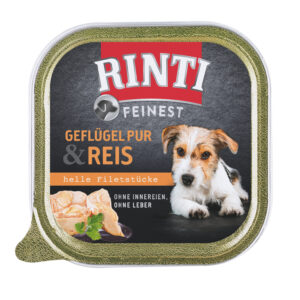 Rinti Feinest Geflügel Pur Reis 150gS