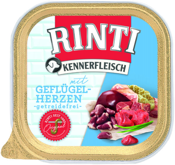 Rinti KF Plus Geflügel herz 300gS