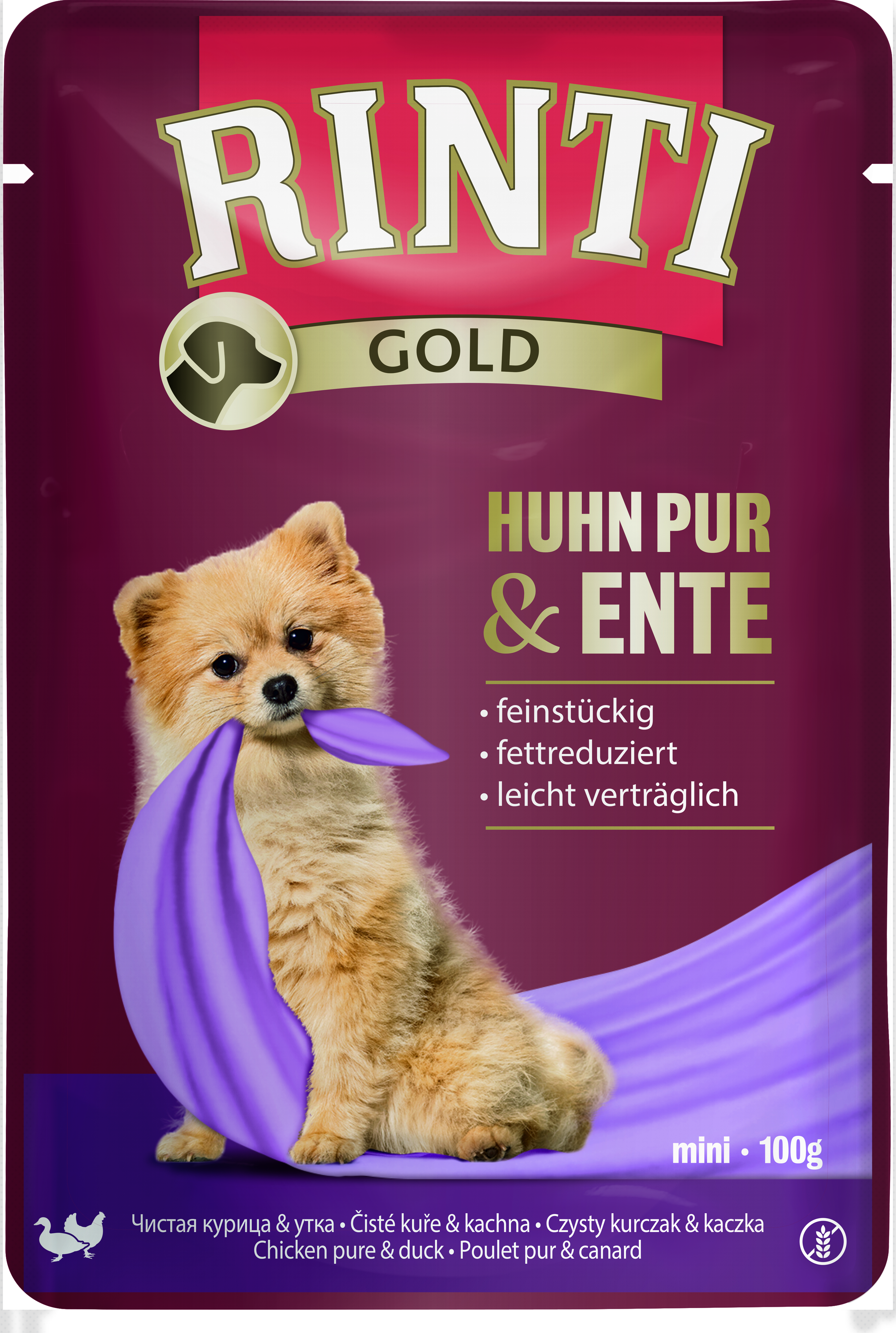 Rinti Gold Huhn Pur Ente 100gP