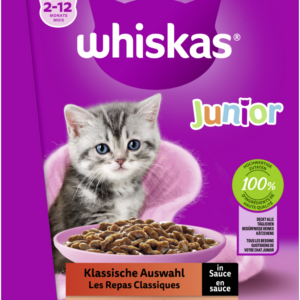 Whiskas Jun. Kla. Auswahl Sauce 12x85gP
