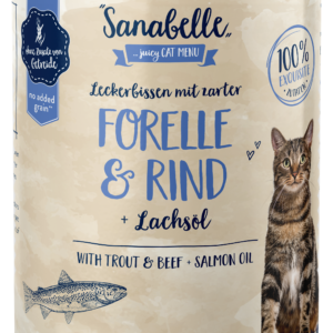 Sanabelle Forelle+Rind 400gD