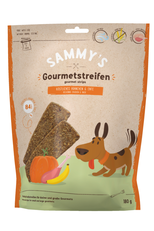 Sammy Gou-streif Huhn+Ent 180g
