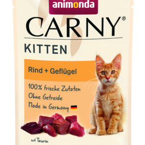 Carny Kitten Rind+Geflügl 85gP