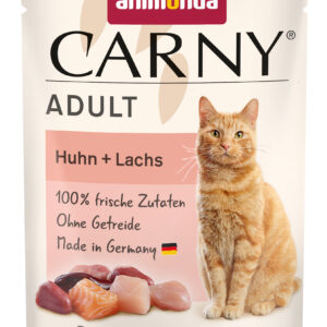Animonda Cat Portionsbeutel Carny Adult Huhn Lachs 85g