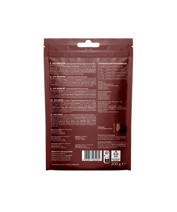 MERA Snacker Rind 200g