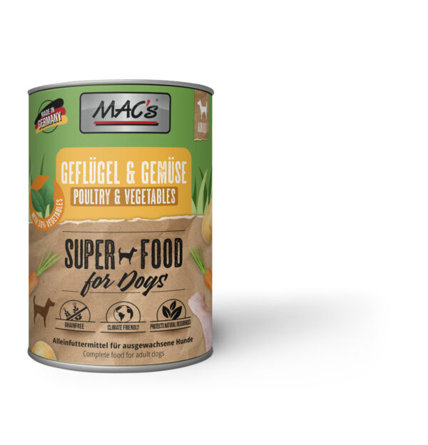 MAC's DOG Geflügel & Gemüse 400g
