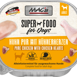 MAC's DOG Huhn pur mit Hühnerherzen 150g