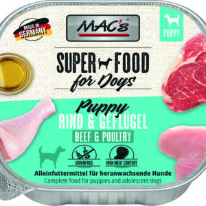 MAC's DOG Puppy Rind & Geflügel 150g