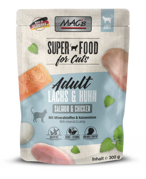 Macs CAT Pouch Lachs & Huhn 300gP