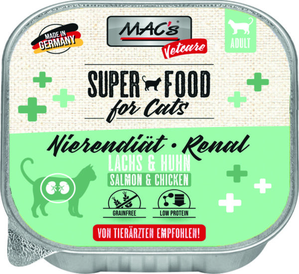 Macs Cat VetC.Lachs Nier.100gS