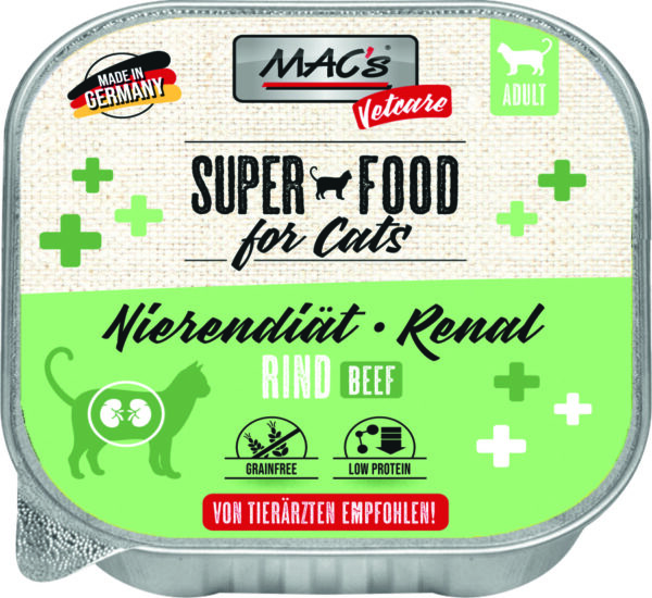 Macs Cat VetC.Rind Niere.100gS