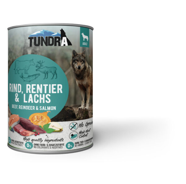 Tundra Rind+Renti+Lachs 800gD
