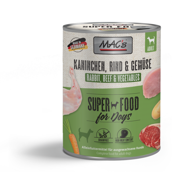 MAC's DOG Kaninchen & Gemüse 800g