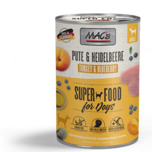 MAC's DOG Pute & Heidelbeeren 400g