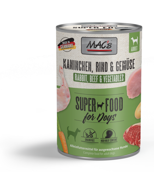 MAC's DOG Kaninchen & Gemüse 400g