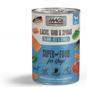 MAC's DOG Lachs & Spinat 400g