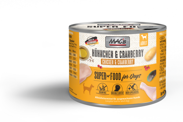 MAC's DOG Hühnchen & Cranberry 200g