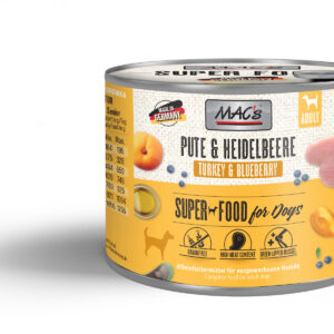 MAC's DOG Pute & Heidelbeeren 200g