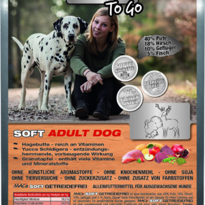 MAC's DOG Soft "to go" Pute & Hirsch 230g