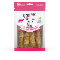 Dokas Hühnerbrust Kaurolle 90g