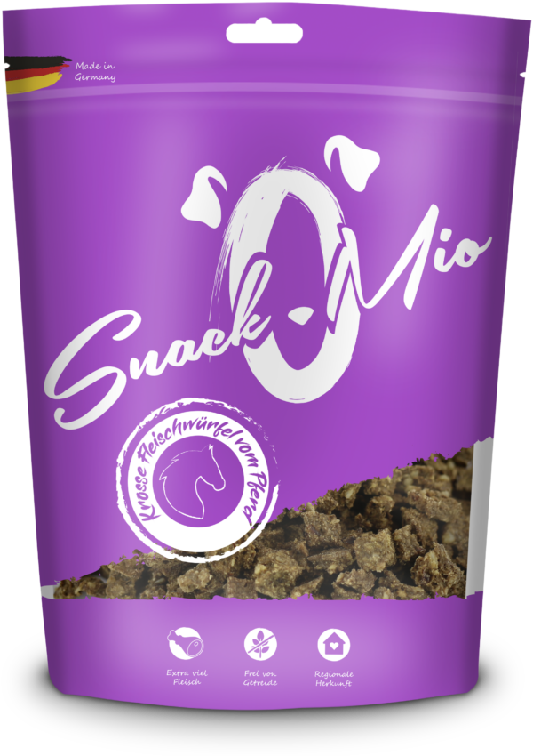 SMio Fleischwürfel Pferd 125g