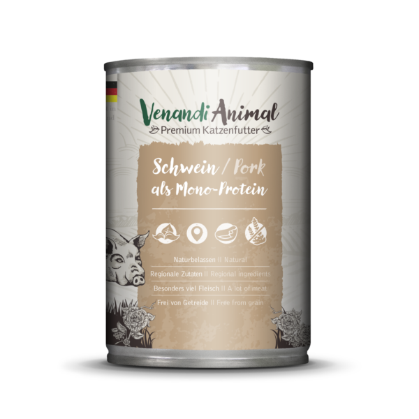 Venandi Schwein als Monoprotein 400gD