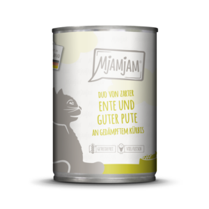 MjAMjAM Katze DUO Ente+Pute+Kürbis 400gD