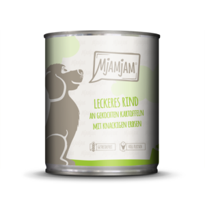 MjAMjAM Hund Rind+Kartoffeln+Erbs. 800gD