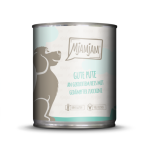 MjAMjAM Hund Pute+Reis+Zucchini 800gD