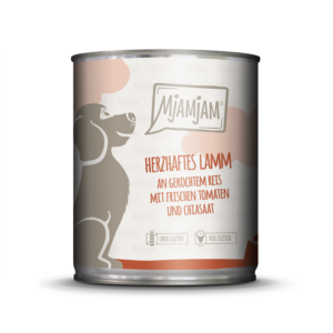 MjAMjAM Hund Lamm+Reis+Tomaten 800gD