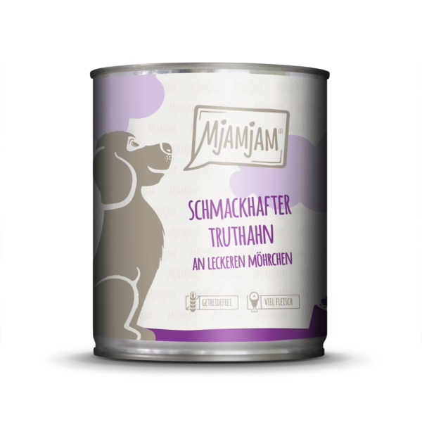 MjAMjAM Hund Truthahn+Möhrchen 800gD