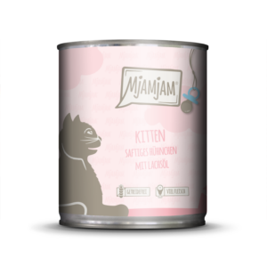 MjAMjAM Kitten Huhn+Lachsöl 800gD