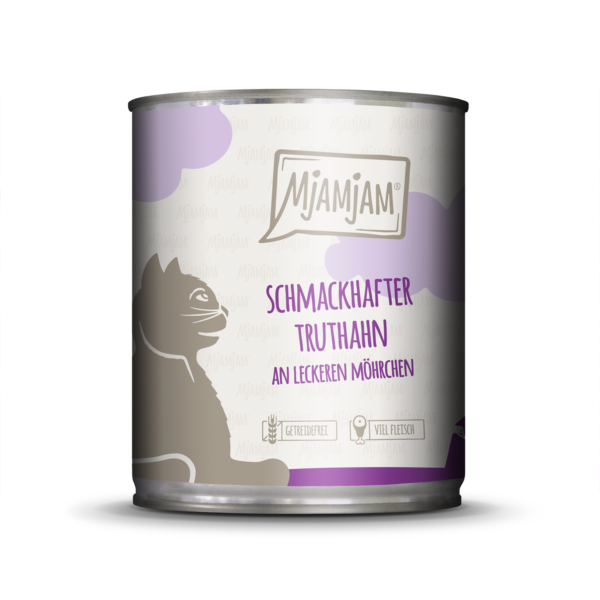 MjAMjAM Katze Truthahn+Möhre 800gD