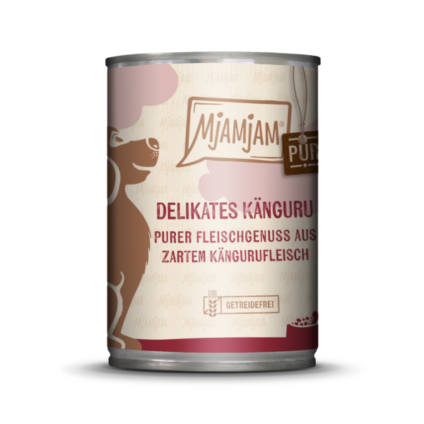 MjAMjAM Hund Känguru pur 400gD