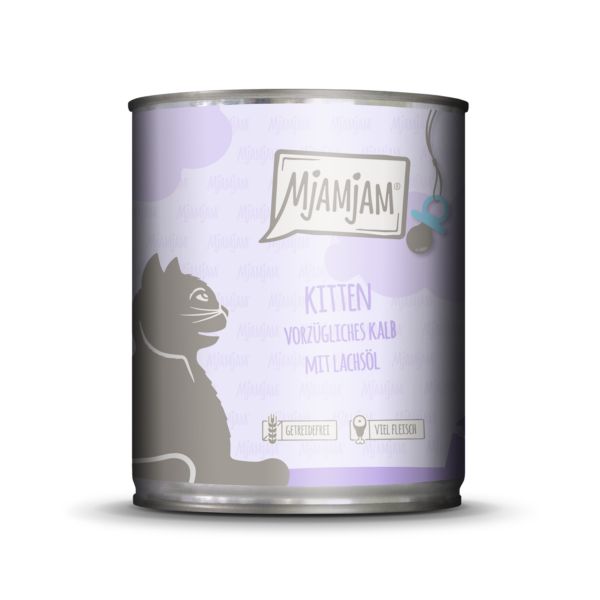 MjAMjAM Kitten Kalb+Lachsöl 800gD