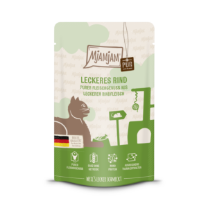 MjAMjAM Katze Rind pur 125gP