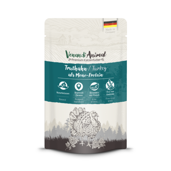 Venandi Cat Mono Truthahn 125gP