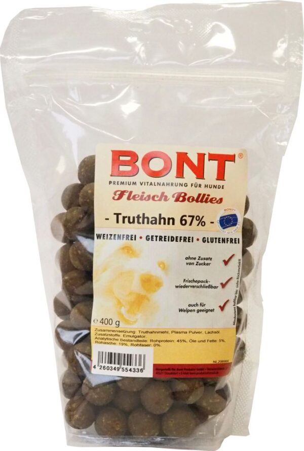 Fleisch-Bollies Truthahn 400g