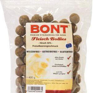 Fleisch-Bollies Hirsc+Prei 400g