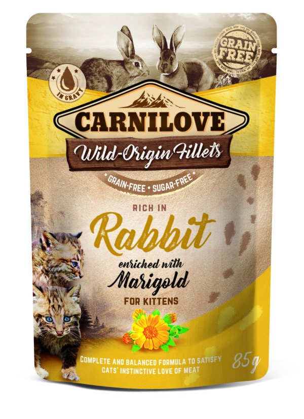 Carnilove Cat Rabbit+Marigold 85gP