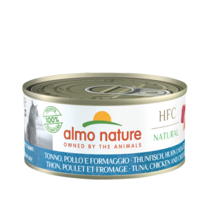 Almo Nature Cat Thunfisch+Huhn+Käse 150gD
