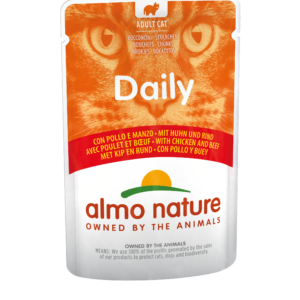 Almo Nature Cat Daily Huhn-Rind 70gP